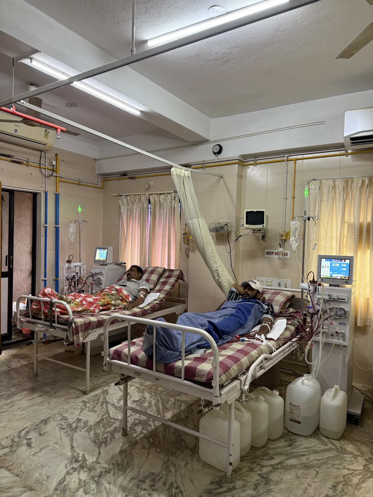 Dialysis centre at Mangala Kidney Foundation in Mangalore