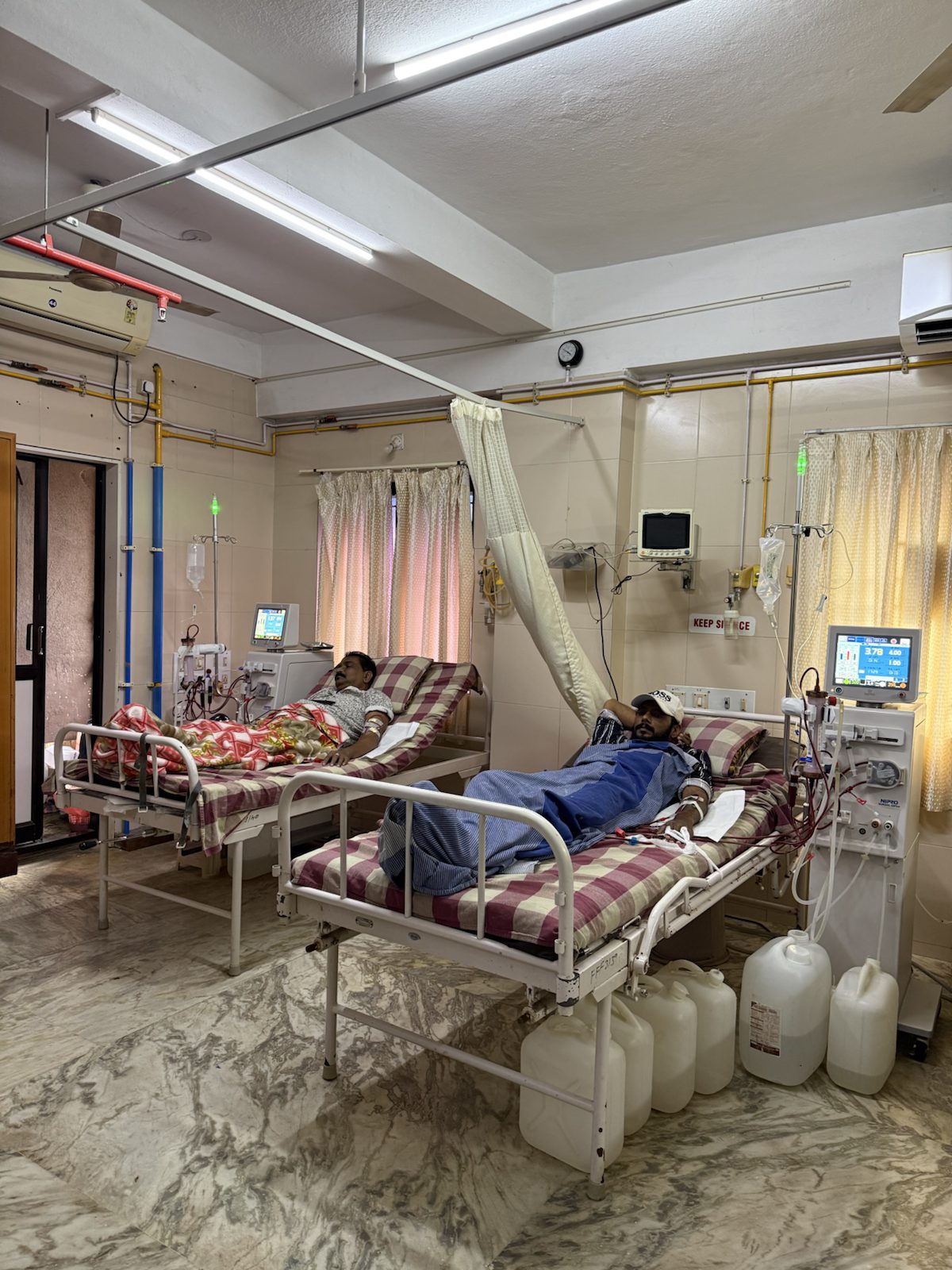 Mangala Hospital dialysis unit supporting the subsidised dialysis programme