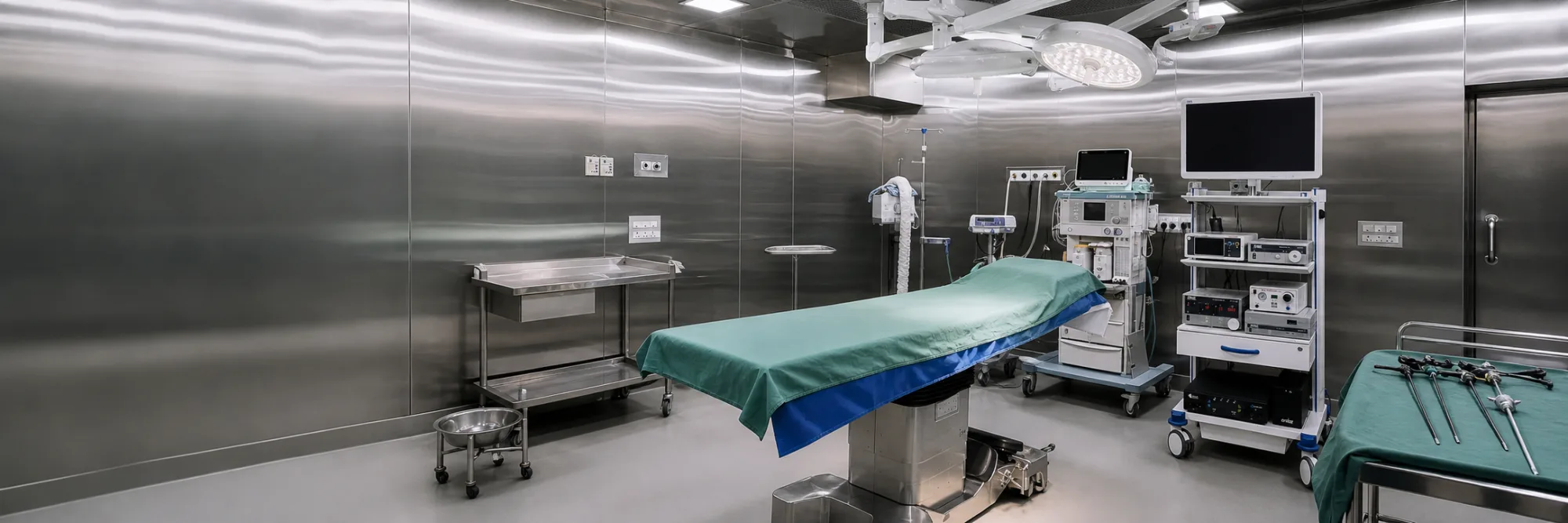 Laparoscopic surgery operating theatre at Mangala Hospital